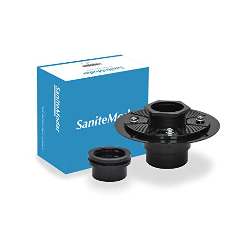 SaniteModar 2-in ABS Shower Drain Base can be used with any Size of