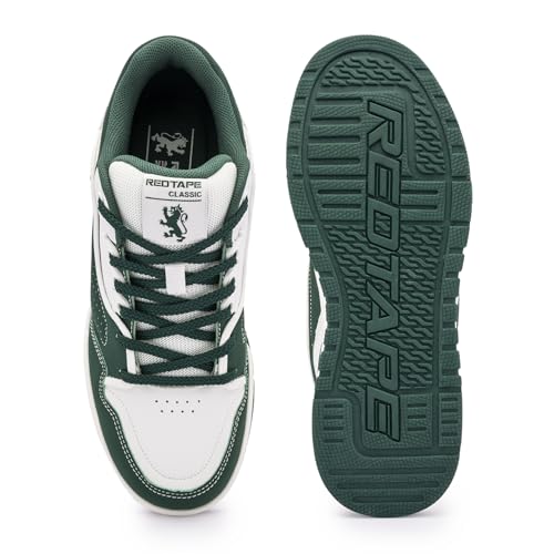 Image of Red Tape Low Cut Sneaker for Men in Green | Sneaker | Green | 8 UK