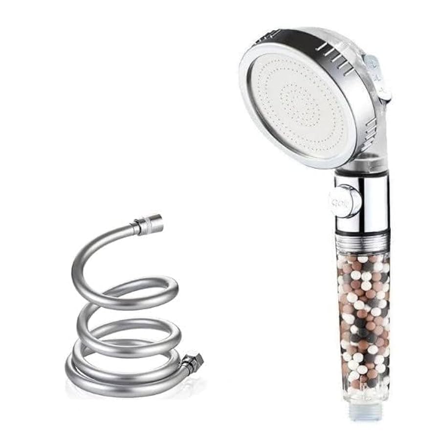 HOLISTIC　CURE　SHOWERHEAD MineralStream Ionic Shower Head 2.0 + Hose | Ecowater Spa