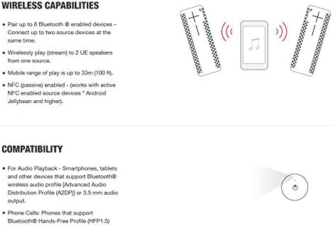Ultimate Ears BOOM 2 Portable Waterproof & Shockproof Bluetooth Speaker - Brain Freeze Blue Edition