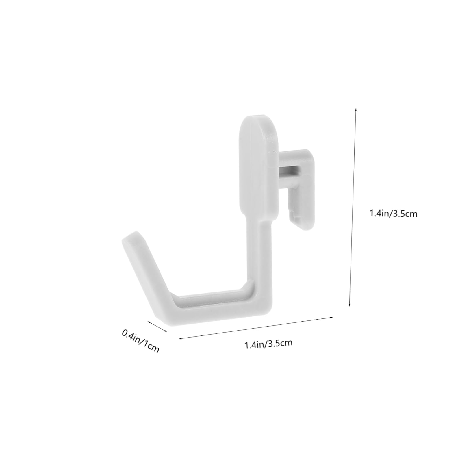 BUGUUYO Pegboard Hooks for Hanging 20 Pack Heavy Duty Garage Organization Hooks Easy Install Tool Hangers for Wall or Shelf