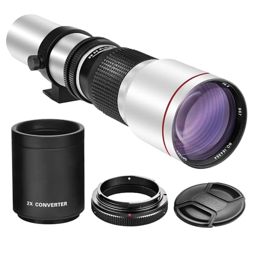 500mm/1000mm f/8 Telephoto Lens for Nikon