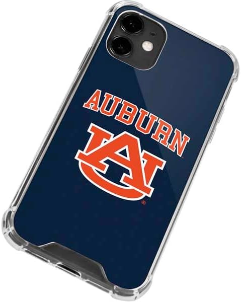 Skinit Clear Phone Case Compatible with iPhone 12 - Officially Licensed Auburn University AU Design