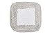 Lorena Canals Pouf Lavable Pouffe Marshmallow Square Gris Perle, Blanc -Couvrir: 97% Coton 3% Autres Fibres Remplissage 100% Boules de polystyrène- 30x39 cm