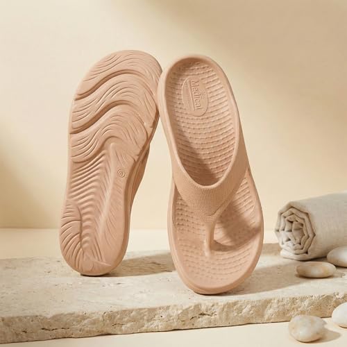 Image of Wavvy Lightweight EVA Non-Slip Slippers, Thick Sole Comfort Slides for Women, Soft Multipurpose Slippers