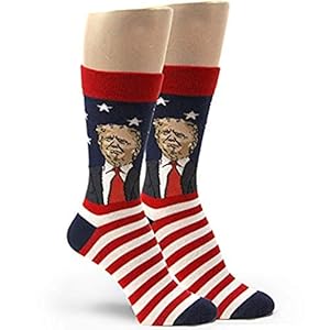 Spotlight Hosiery President Donald Trump Men’s Dress Socks