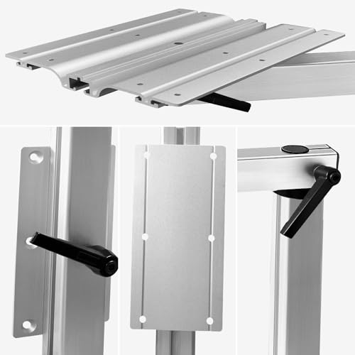 NEWBUY RV Table Leg, 360 Degree Rotation Detachable RV Accessories Aluminum Alloy Adjustable Table Leg Bracket for Yachts RV Campers,Easy to Install,Save Space. by NEWBUY - Used condition - Image 7