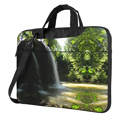 Bolso portátil con estampado bosque para uso unisex miniatura 1