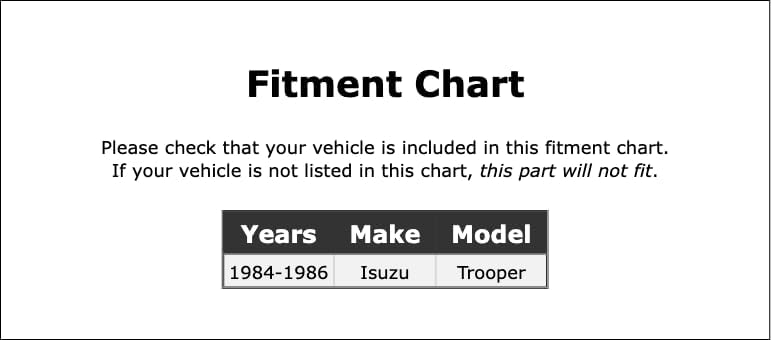 Rear Manual Transmission Input Shaft Bearing Compatible With Isuzu Trooper 1986 1985 1984 P-5228319