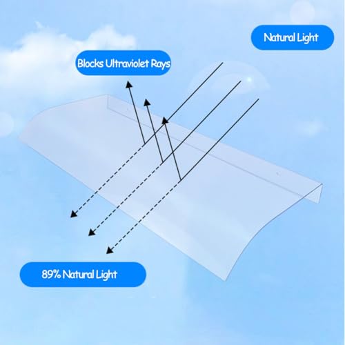 Auvent de porte en polycarbonate résistant aux intempéries