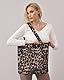 Prite Handtasche Damen Tote Bag Shopper Groß Umhängetasche Cord Beuteltasche Stofftasche für College Schule Arbeit Reisen Einkaufen
