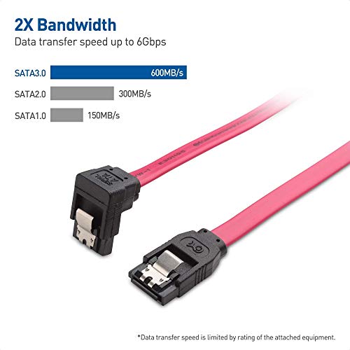 Cable Matters 3-Pack Cable SATA III 6.0 Gbps 18 pulgadas miniatura 4