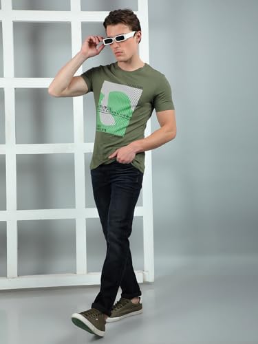 Image of Dollar Pack of 1 Cotton Printed Men Tshirt