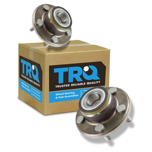 Image of TRQ Front Left and Right Wheel Bearing and Hub Assembly Set 2 Piece Compatible with 05-11 Chrysler 300 RWD 12-14 300 SRT8 07-11 Dodge Charger RWD 12-14 Charger SRT8 08-11 Challenger 05-08 Magnum