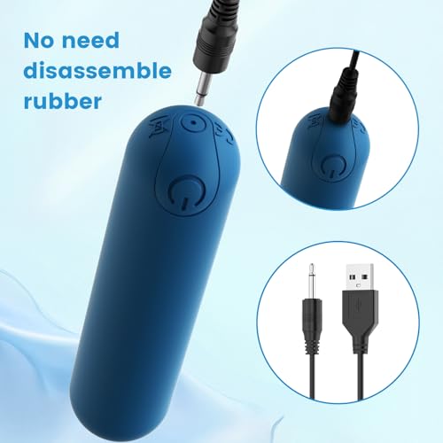 Image of Kverg Mini Massager Waterproof Rechargeable 10 Vibration Blue