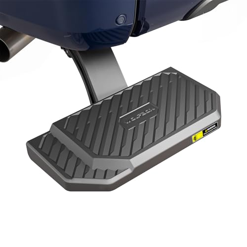 Image of WOLFBOX Truck Bed Step for 2015-2020 Ford F150 | Two-tier Tailgate Step, 330lb Capacity, Anti-Slip Aluminum, No-Drill Install, Not for Raptor & Dual Exhaust Models