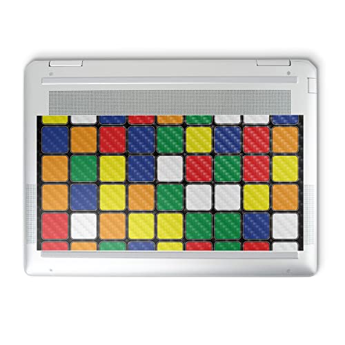 Image of MightySkins Carbon Fiber Skin Compatible with HP Spectre x360 14 inch (2022) Full Wrap Kit - Puzzle Cube | Protective, Durable Textured Carbon Fiber Finish | Easy to Apply | Made in The USA