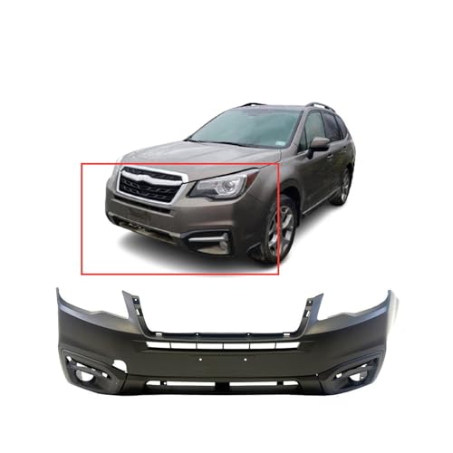 Image of Compatible with Subaru Forester 2017-2018 Front Bumper Cover | Ready to Paint, OEM 57704SG030, SU1000181