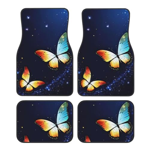 Tapis de voiture papillon universels pour embellir et protéger vos trajets quotidiens en famille