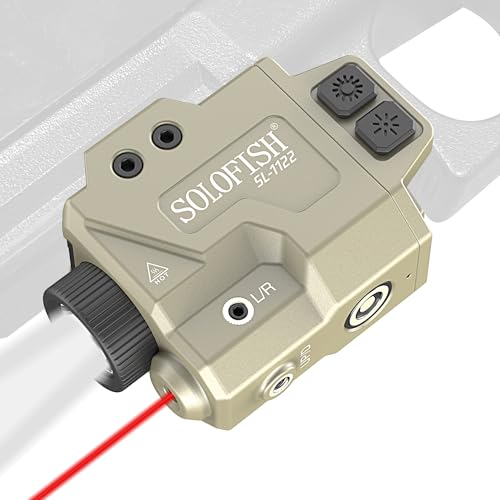 SOLOFISH 800 Lumens Pistol Light and Red Laser...