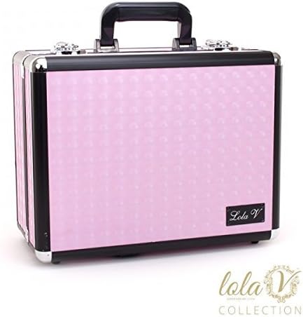 Lola V Beauty Case Kelley Kit Pink with Mirror & Lights