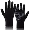 QICEDER Guantes Invierno Hombre termicos Mujer – Guantes tactiles movil Smartphone, Ciclismo Moto Bici Correr Aire Libre para Frio Antideslizantes Conducir Deporte Running