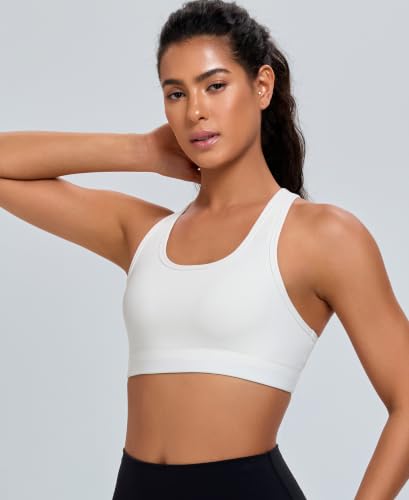 Image of Oalka Women's Racerback Sports Support Workout Running Bras