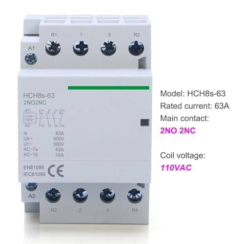 Contacteur modulaire de type iCT automatique 4P 63A 2NO 2NC AC110V - 3
