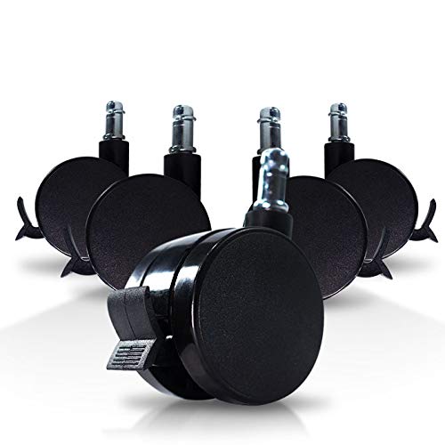 GT OMEGA Lockable Caster Wheels for Office Chairs