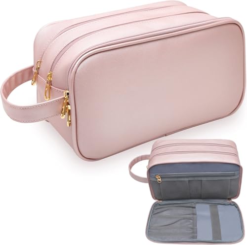 Water-Resistant Makeup & Toiletry Bag for Travel