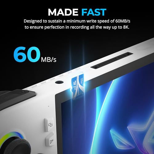 Image of SABRENT Rocket V60 microSDXC Memory Card | 128GB, V60 Specification, 8K Video, A1, UHS-II Compatible (SD-MT60-128GB)