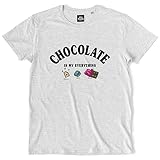 TEETOWN - T Shirt Homme - Chocolat - Accro Choco Sucre Bonbon Dépendance