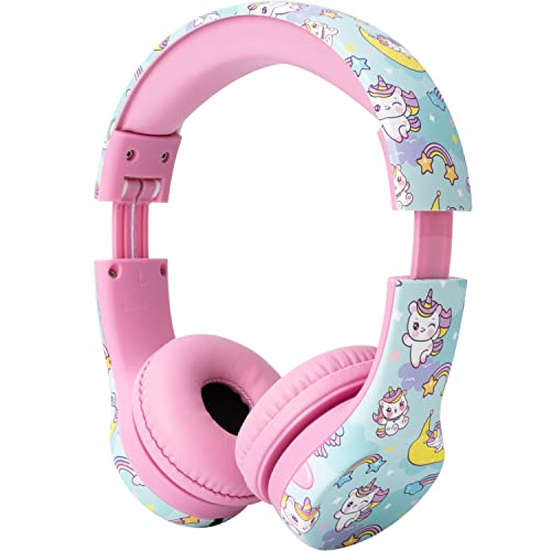Snug Play+ Kids Headphones with Volume Limiting for Toddlers (Boys/Girls) - Unicorns - Image 3
