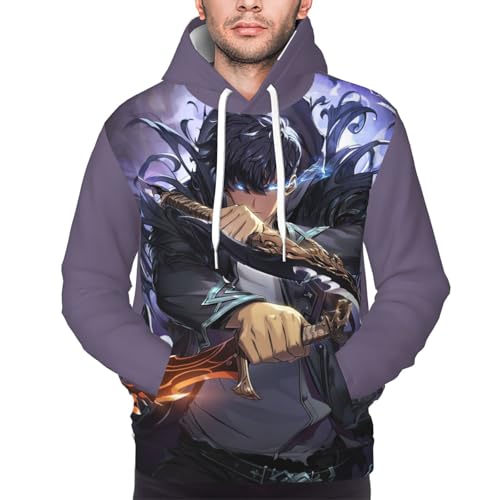Solo Manga Level1ng Hoodies, Fashionable Casual Men'S And Women'S Sportswear
