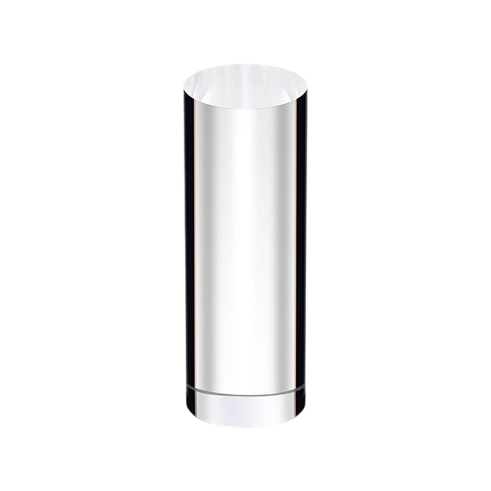 EYRMQWJPC Acrylic Cube Display Block, Acrylic Cylinder Display Block 5cm Diameter (12-25cm Height)(25Cm)