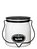 Milkhouse Candle Company - Very Vanilla - Creamery Collection - 16oz Single Cotton Wick Soy Candles with Beeswax - Long Burn Time, Made in The USA - Non Toxic, Premium Scented Candles