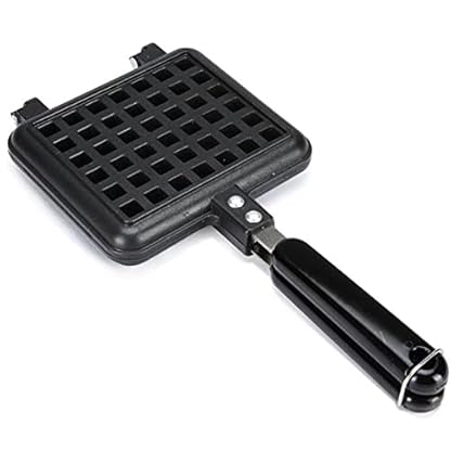 YRHH Waffeleisen-Backwerkzeug Aus Gusseisen Für Waffel-Pressplatte