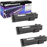 SPEEDYINKS Compatible Toner Cartridge Replacements for Dell 593-BBOW N7DWF (Black, 3-Multipack) Compatible with Dell Color Laser H625cdw H825cdw S2825cdn