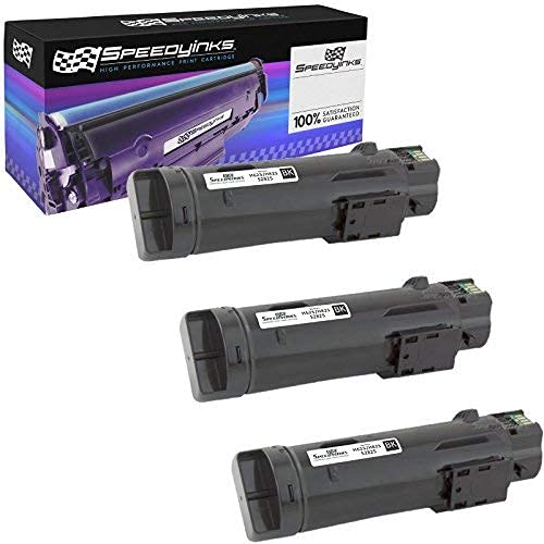 SPEEDYINKS Toner Cartridge Compatible with Dell 593-BBOW 593BBOW 593 BBOW 3,000 Pages (Black, 3-Pack) for use in Color Laser H625cdw, Laser H825cdw, Laser S2825cdn