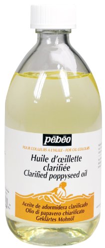 Pebeo 245 ml Chiarito Poppy Seed Oil, Trasparente