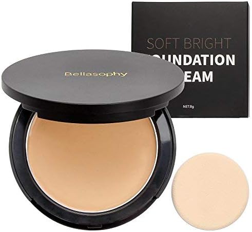 Compact Pur Mineral Creamy Soft Smooth Matte Full Coverage Foundation Long Lasting with The Sponge-Beige