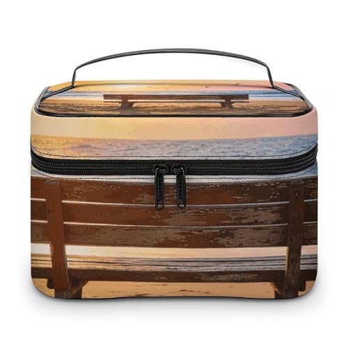 Bolsa de maquillaje para playa y viajes: tu organizador impermeable con compartimentos