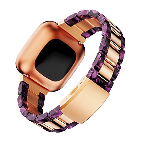 Correa compatible para Fitbit Versa en púrpura miniatura 4