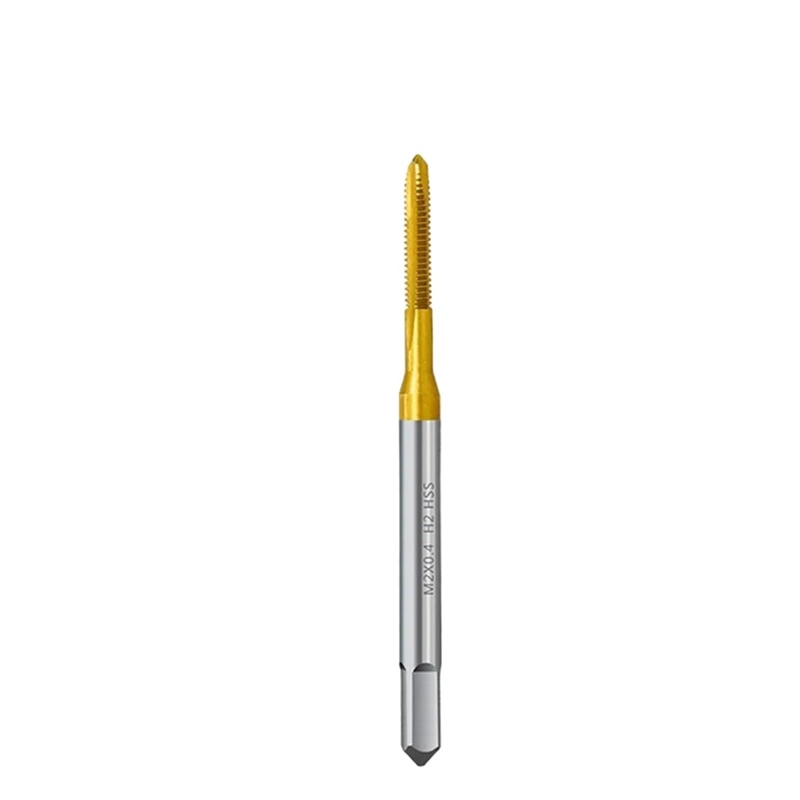 Cygwnaq M2 Industrial-Grade -Metric Hss Coated Straight Flute Thread Tap For Machinery Manufacturing And Furniture Assembly