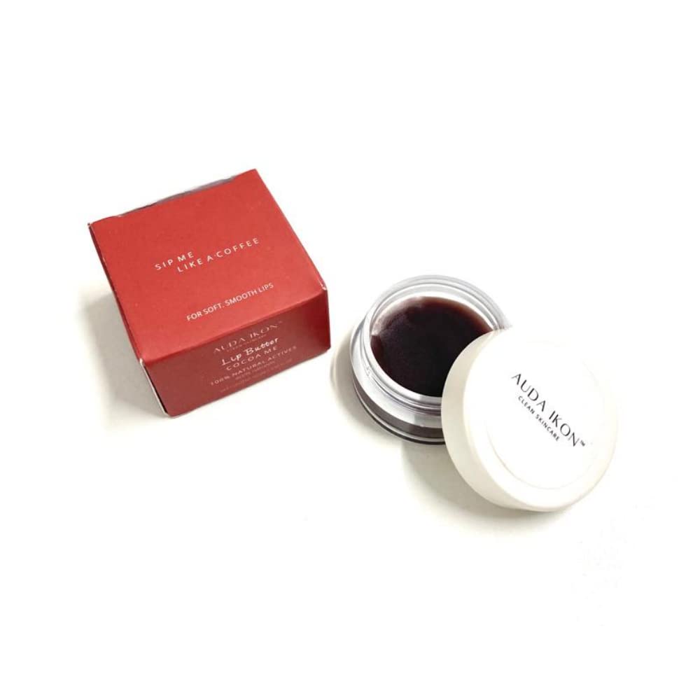 auda ikon lip butter balm mask | cocoa me | 10 gram | vegan & 100% natural actives