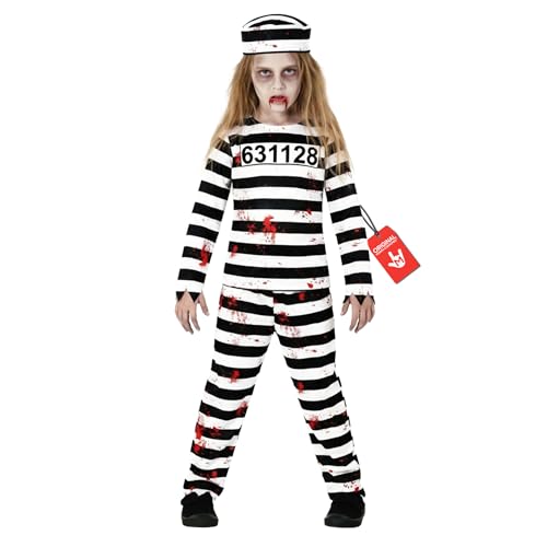 Disfraz Morph Prisoner para niños, zombie unisex miniatura 1