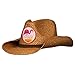 H3 Natural Light Naturdays Straw Cowboy Hat with Brown Band, One Size