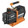 NAVAC NRP6Di Smart Vacuum Pump - Vacuum Pump for The Evacuation of HVAC Equipment - Smart Control Technology - 6 CFM Flow Rate