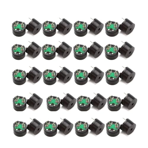 eufeifeiegds 10-40 pezzi 42R 12085 cicalino passivo 12 mm x 8.5 mm mini cicalini piezoelettrici componenti acustici per progetti elettronici fai da te 3 V -12 V40 pcs