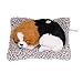 Pwshymi Cane Addormentato Realistico Adorabile Cucciolo Addormentato Giocattoli per Bambini Decorazioni Regali per Ragazze dei Ragazzi(Migru)